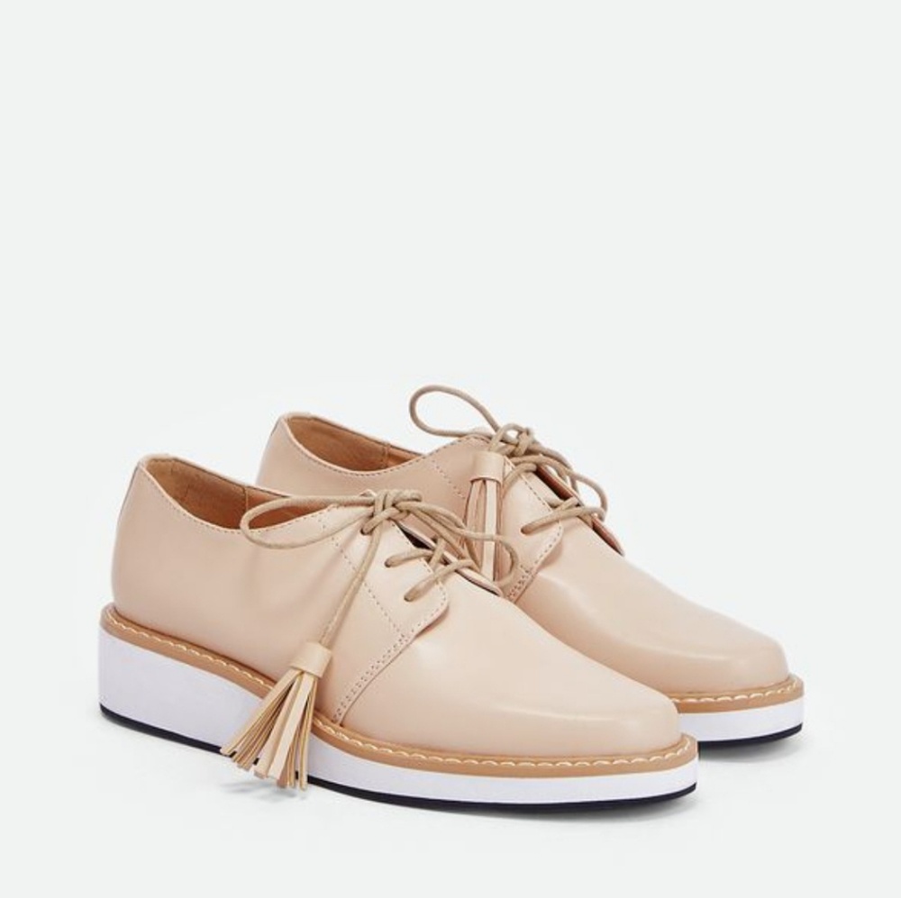Stylish blush flats